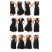 Mite Love Farklı Modellere Dönüşebilen Elbise Siyah